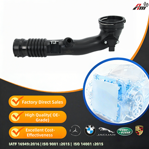 Tuyau <span class=keywords><strong>de</strong></span> suralimentation / tuyau d'admission pour moteur <span class=keywords><strong>BMW</strong></span> N55/N63, compatible avec les séries 5/6/7 et X5/X6, OE 13717609811 - Product Image 1