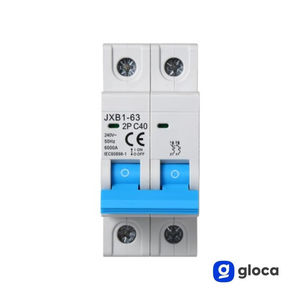 Disjoncteur miniature Gloca 2P 40A 250V Courbe C Montage sur rail DIN MCB - Product Image 3