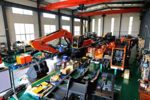 Excavatrice sur pneus hydraulique Gaohong CE avec pompe moteur PLC - Machine de construction à couple élevé # GHW-100 Meilleur prix - Product Image 6