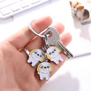 Porte-clés en alliage écologique de style américain, petit cadeau créatif, célébrité d'Internet, décoration pour <span class=keywords><strong>chien</strong></span> de compagnie, vacances - Product Image 2