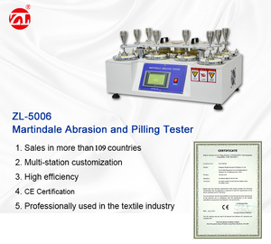 เครื่องทดสอบการขัดถูแบบมาร์ตินเดล ASTM D4966 BS EN ISO 12947 JIS L1096 ISO 12947 - Product Image 2