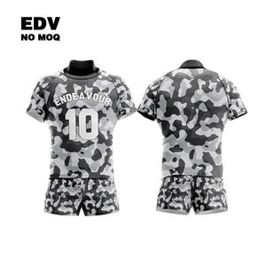 Support de conception gratuit Fournisseur professionnel Maillot de rugby Qualité supérieure Concevez votre propre maillot de rugby pour les matchs - Product Image 3