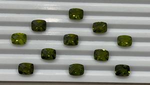 Cojín de Vesuvianitas naturales de calidad Superfina, piedras preciosas Idocrase calibradas, producto a granel hecho a mano - Product Image 4