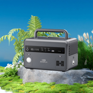 Portable 300W/450W LiFePO4 batterie externe lampe de poche alimentation de batterie Mobile extérieure adaptateur secteur pour Camping alimentation de secours d'urgence