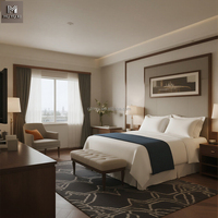 Ensembles de chambre à coucher sur mesure Matelas de lit boutique hôtel Design 5 étoiles Holiday Inn Express pour hôtels et centres de villégiature de luxe