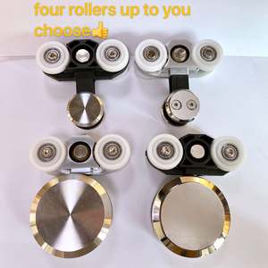 Sistema a rulli in acciaio inossidabile per ruota scorrevole in vetro rinforzato - Product Image 2