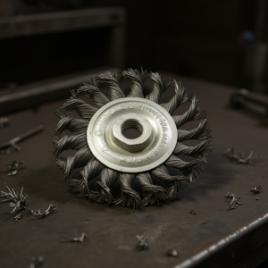 แปรงกลม M14 ลวดเหล็ก 9000 กิริ มิน สำหรับขัดโลหะ - Product Image 3