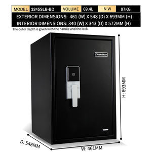 指紋金庫トレザー耐火防水隠し金庫家具耐火隠し金庫 (3245SLB) - Product Image 6