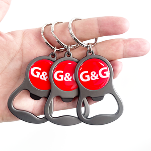 Abrebotellas negro de fábrica abrebotellas barato llavero abridor de cerveza con logotipo personalizado - Product Image 5