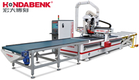 Nouvelle machine de découpe CNC à nidification, routeur CNC avec système d'alimentation automatique, de bonne qualité