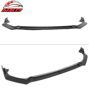 เหมาะสำหรับ Honda Civic 25-26 IKON V2 สไตล์สปอยเลอร์กันชนหน้าสีดำด้าน อะไหล่รถยนต์ อุปกรณ์ตกแต่งรถยนต์ - Product Image 2