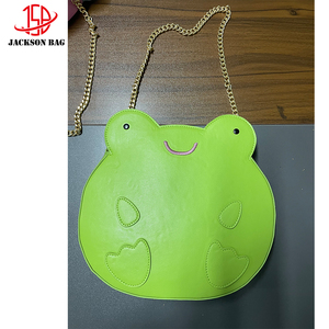 Crossbody Handmade Cute Green <strong>Bag</strong> Cartoon <strong>Frog</strong> PU Leather <strong>Bag</strong> 3D <strong>Frog</strong> Tote Sling <strong>Bag</strong> - Product Image 6