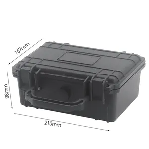Prezzo di fabbrica OEM Hard PP materiale Mini formato astuccio in plastica IP67 impermeabile valigia cassetta degli attrezzi con Custom EVA EVA PU schiuma