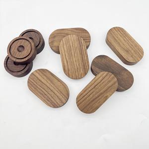 ฐานไม้วอลนัททรงวงรี, ที่วางน้ำหอมในรถยนต์แบบ DIY, แท่นวางตั้งโชว์ของตกแต่งบนโต๊ะ, ของตกแต่งรถยนต์สำหรับอโรมาเธอราพี - Product Image 1