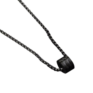 <span class=keywords><strong>Collier</strong></span> en acier inoxydable style Trap, maillons cylindriques stéréo, ensemble de <span class=keywords><strong>3</strong></span> pendentifs tendance Hip Hop pour hommes - Product Image 5