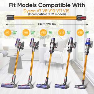 Tuyau de remplacement pour aspirateur, rallonge de remplacement compatible avec les aspirateurs à main <span class=keywords><strong>Dyson</strong></span> V7 V8 V10 V11 <span class=keywords><strong>V15</strong></span> - Product Image 1