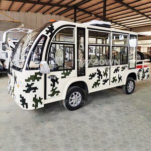 Autobús Turístico Eléctrico Multifuncional ZOWN con Camuflaje, Cabina Cerrada, Transporte de Pasajeros y Carga - Product Image 6