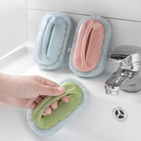 Brosse de nettoyage OEM ODM pour cuisine, éponge magique effaceur, brosse de bain avec manche, brosse de nettoyage pour cuisine, salle de bain, baignoire, cuisinière