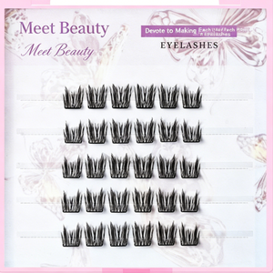 ขนตาปลอมสไตล์มังงะแบบเส้นบางเบา นุ่มสบาย เหมาะสำหรับมือใหม่ ขายส่ง - Product Image 2