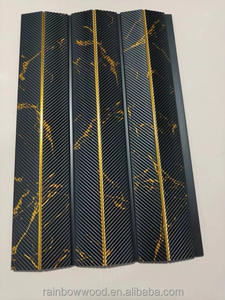 Panneau mural PS personnalisé en gros cloison décorative en WPC étanche directement en usine or pour divertissement commercial - Product Image 4