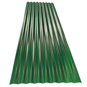 <span class=keywords><strong>Tôle</strong></span> de toiture <span class=keywords><strong>ondulée</strong></span> en zinc galvanisé PPGI <span class=keywords><strong>3m</strong></span> (12 pieds) 4 x 8 pieds, 0,45 mm, couleur verte - Product Image 4