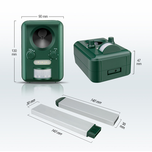 Répulsif antiparasitaire à ultrasons à énergie solaire sonique étanche pour la maison <span class=keywords><strong>jardin</strong></span> oiseau animal extérieur ferme pelouse <span class=keywords><strong>été</strong></span> printemps automne - Product Image 6