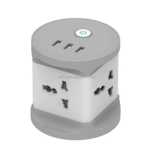 Phổ tiêu chuẩn Cube mở rộng điện dẫn với 2A + 1 loại C <span class=keywords><strong>USB</strong></span>, Cube ổ cắm - Product Image 6