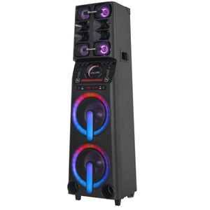 Altavoz Profesional Activo para DJ <span class=keywords><strong>de</strong></span> Escenario, Inalámbrico TWS FM para Exteriores, con Woofer Doble <span class=keywords><strong>de</strong></span> 10 Pulgadas, 2 Vías, 360W <span class=keywords><strong>de</strong></span> Potencia y 18 Tipos <span class=keywords><strong>de</strong></span> Modo DJ - Product Image 2