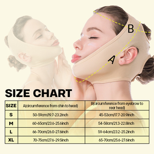 V Facial Faja Strap Belt Face Band Correction elastico dimagrante V Line Chin Bandage Lifting V Face Shaper - Product Image 5