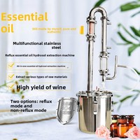 Machine d'extraction d'huiles essentielles et d'hydrolats intégrée pour la maison, eau distillée, rose, lavande, arbre à thé australien