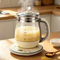 Bouilloire Électrique Sans Fil en Verre Borosilicate de Haute Qualité, Contrôle Multi-Température, Automatique, Usage Domestique, Vente en Gros Direct Usine OEM