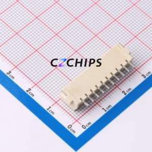 ZX-HA2.54-10PWT Wire-to-Board Pin Header SMD,P=2.54mm,Horizontal Mount Connector 1x10P 2.5mm Horizontal Mount XHB - Product Image 2