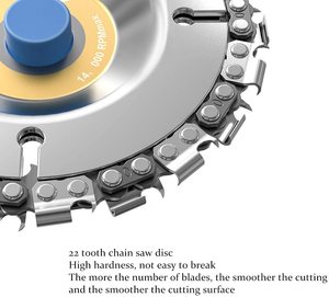 <span class=keywords><strong>Meuleuse</strong></span> sculpture sur <span class=keywords><strong>bois</strong></span> <span class=keywords><strong>disque</strong></span> de scie à chaîne 4 pouces meule coupe façonnage lame de chaîne pour 100/<span class=keywords><strong>115</strong></span> <span class=keywords><strong>meuleuse</strong></span> d'angle 22 dents 5/8 'tonnelle - Product Image 4
