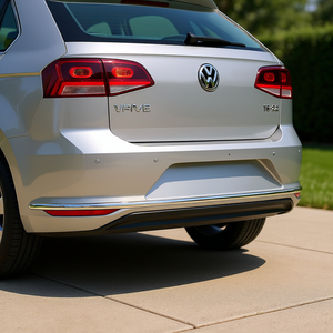 Moulure de pare-chocs arrière chromée pour VW Vento 2016-2022, bande de garniture avec ruban adhésif ou installation par vis P1634 - Product Image 2