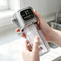 Filtre à eau intelligent OEM/ODM en fibre de carbone PP avec affichage de la température et indicateur de durée de vie du filtre pour l'élimination du chlore