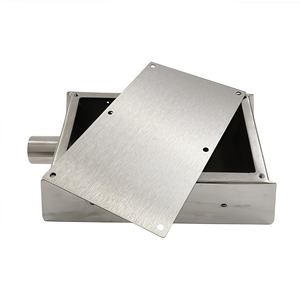 Custom Brushed Stainless Steel Laser Cutting Welding Wall Mount Junction <b>Box</b> With Pipe OEM Factory Wholesale - Product Image 1