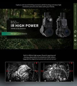 LASERSHOT Haute Définition étanche avec Daily Hunting Dispositif multifonctionnel de vision nocturne monoculaire NV700S - Product Image 4