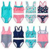 Maillot de bain une pièce à volants pour bébés filles, manches courtes, extensible, pour l'extérieur, confortable, très demandé