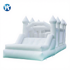 Château gonflable commercial amusant et mignon <span class=keywords><strong>pour</strong></span> enfants, trampoline gonflable blanc, location de château <span class=keywords><strong>pour</strong></span> <span class=keywords><strong>mariage</strong></span>, <span class=keywords><strong>pour</strong></span> enfants - Product Image 1