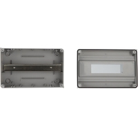 Boîte de distribution électrique IP65 couvercle transparent 15 voies boîte de fil de jonction étanche boîtiers d'instruments électroniques