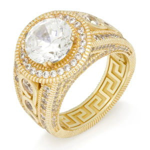 Anillos de Laboratorio con Diseño de Cruz de Diamantes, Lujosos, al por Mayor, Joyería de Fiesta de Moda, Cierre de Caja Unisex Clásico Plateado Personalizado, los Más Vendidos - Product Image 1