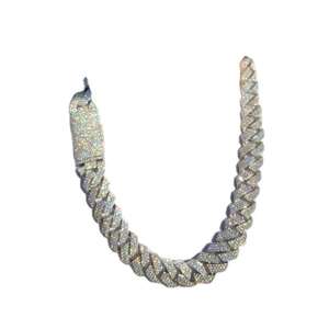 Minimal 925 Sterling Silver Cuban Link Bracelet Lab Grown Diamond Elegant Shine Jewelry Style - Product Image 5