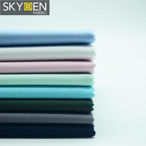 Skygen muestra gratis de color sólido de tejido liso de poliéster 65, 35 tela de algodón - Product Image 6