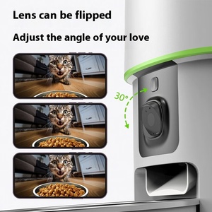 Intelligente Afstandsbediening Videobediening Kat En Hond Getimede En Gekwantificeerde Voermachine, Huisdier Automatische <span class=keywords><strong>Feeder</strong></span> - Product Image 2