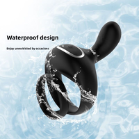 Ensemble d'anneaux péniens connectés par application pour couples, en silicone de qualité médicale, certifié CE, 10 vitesses de vibration, étanche IPX7
