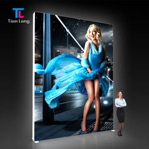 TianLang D120X modelo Led caja de luz retroiluminada publicidad Tradeshow exposición cabina pantalla tensión tela equipo de Feria Comercial - Product Image 4