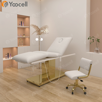 Yoocell Offre Spéciale lit cosmétique électrique de haute qualité Spa meubles de beauté Table de Massage lit facial pour Salon de beauté