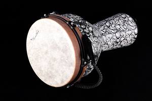 Djembé professionnel à <span class=keywords><strong>double</strong></span> peau synthétique de fabrication américaine, tambour africain durable pour la performance, disponible en 12 pouces - Product Image 6