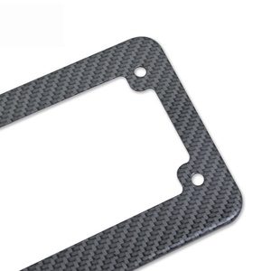 Cadre de plaque d'immatriculation de moto standard américain, vente en gros de cadres de plaque d'immatriculation de moto personnalisés en fibre de carbone - Product Image 5
