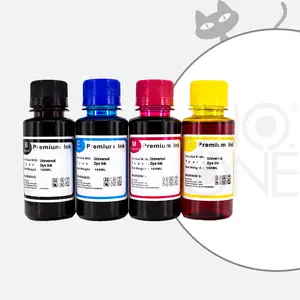 Tinte Pigmentado Universal Ecológico a Base de Agua BK/C/<span class=keywords><strong>M</strong></span>/Y de 30ml, 70ml, 100ml, 250ml, 500ml, 1000ml, 1L para Recarga de Botellas - Product Image 1